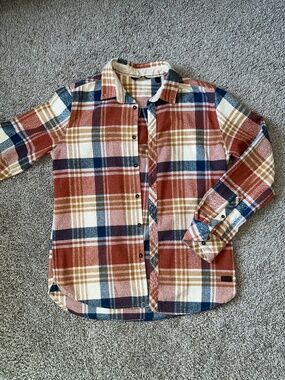 Outpost Makers Flannel Shirt (orange, M)